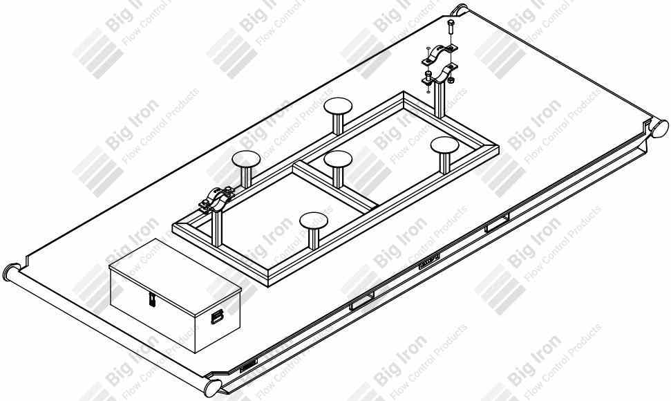 Manifold Skid-Man0310, 350 With Tool Box 30"X16"X12"